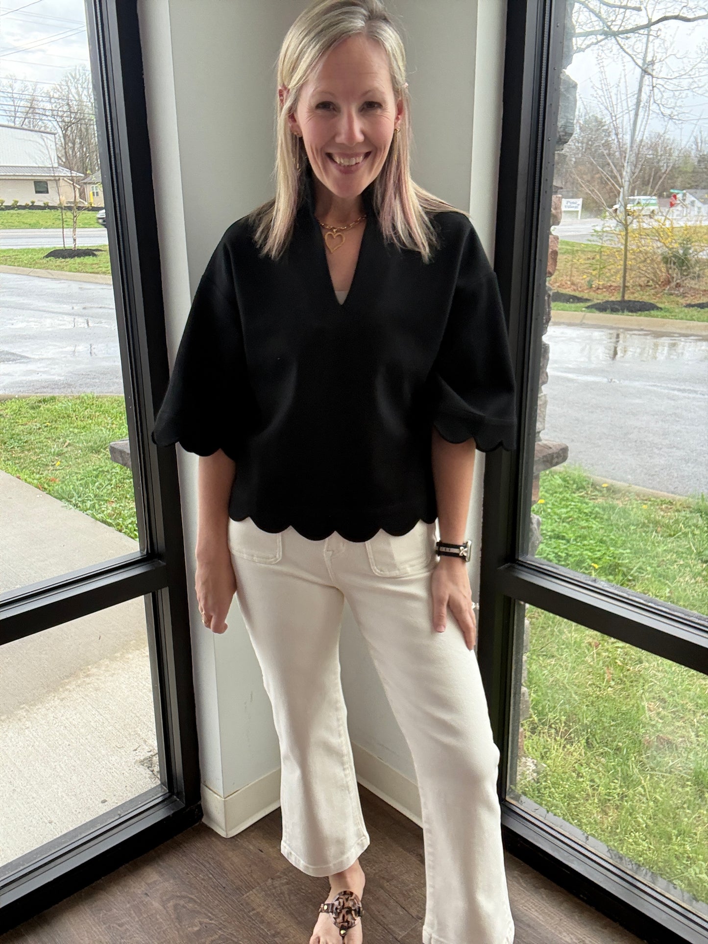 Sweet Cream Cropped Denim