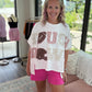 Knit Shorts- Hot Pink