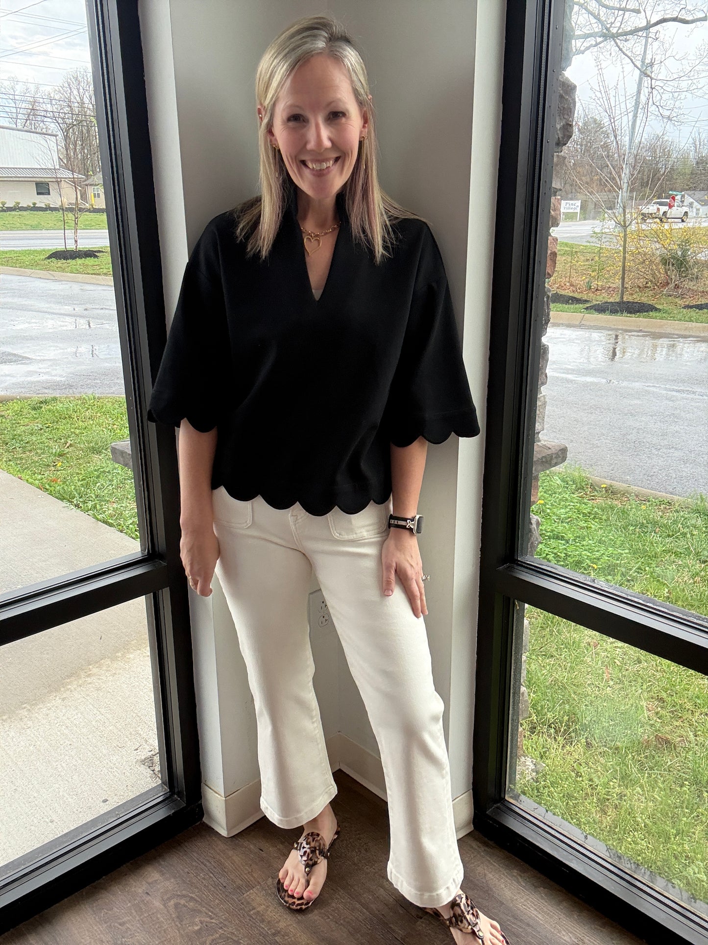 Sweet Cream Cropped Denim