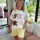 Knit Shorts- Yellow