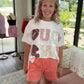 Knit Shorts- Coral