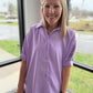 Sutton Button Up- Lavender