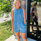 On Repeat Chambray Set