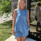 On Repeat Chambray Set