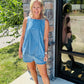 On Repeat Chambray Set