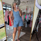 Easy Days Romper- Blue