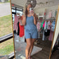 Easy Days Romper- Blue