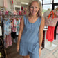 Easy Days Romper- Blue