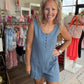 Easy Days Romper- Blue