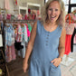 Easy Days Romper- Blue