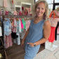 Easy Days Romper- Blue