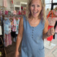 Easy Days Romper- Blue