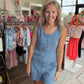 Easy Days Romper- Blue