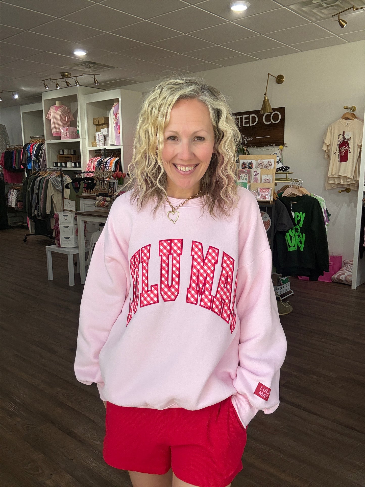 Waffle Pop Short- Red