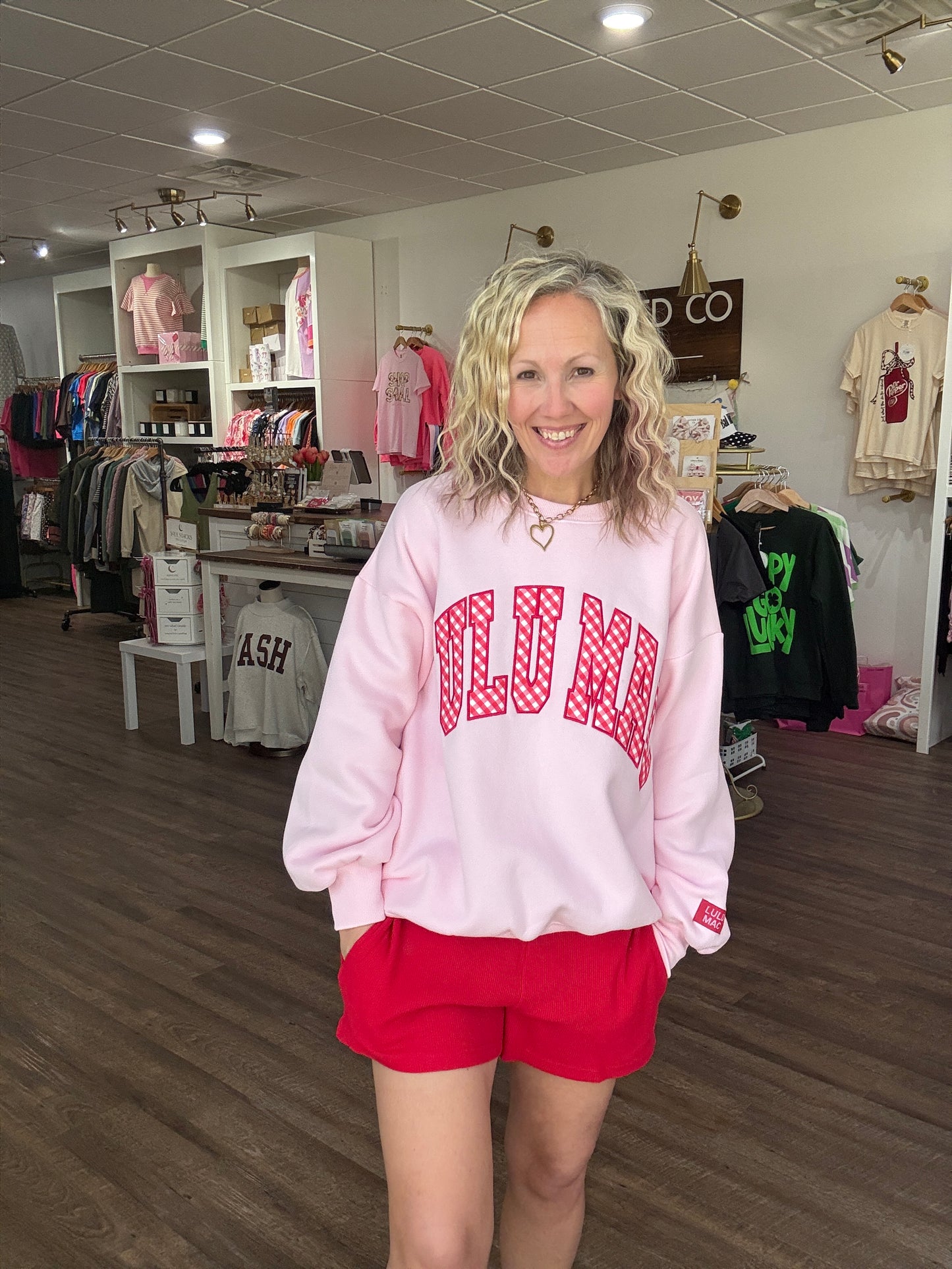 Waffle Pop Short- Red