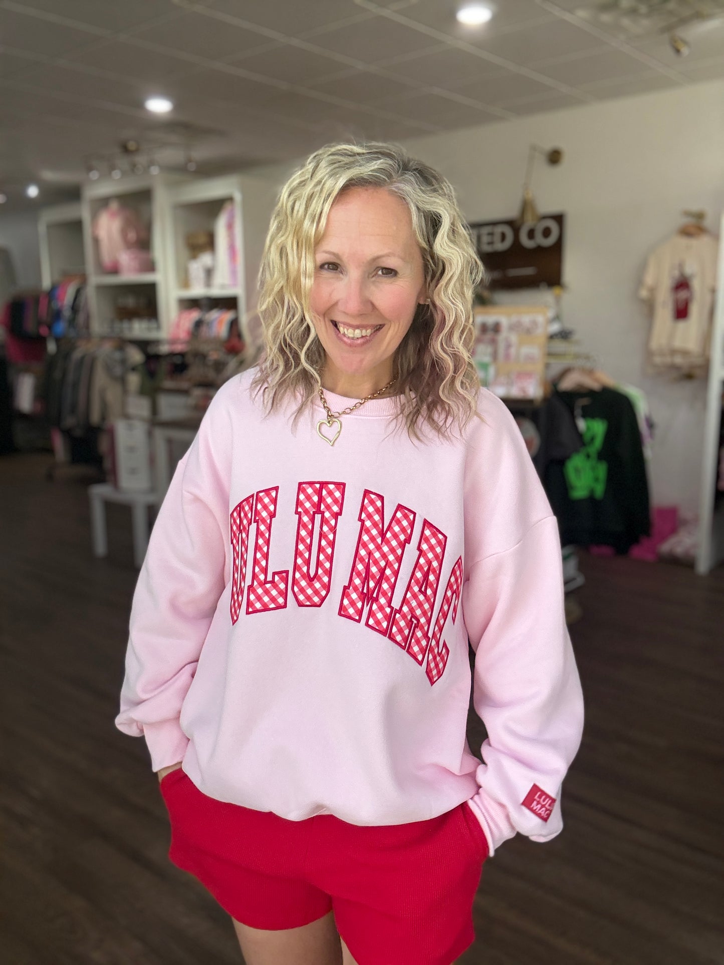 Waffle Pop Short- Red