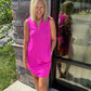 Magenta on the Go Dress