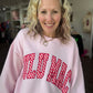 Pink Gingham LuLu Sweatshirt