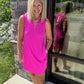Magenta on the Go Dress