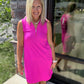Magenta on the Go Dress