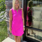 Magenta on the Go Dress