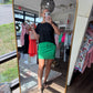 Kelly Green Skort