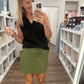 Olive Skort