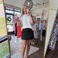 After Dark Black Skort