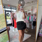 After Dark Black Skort