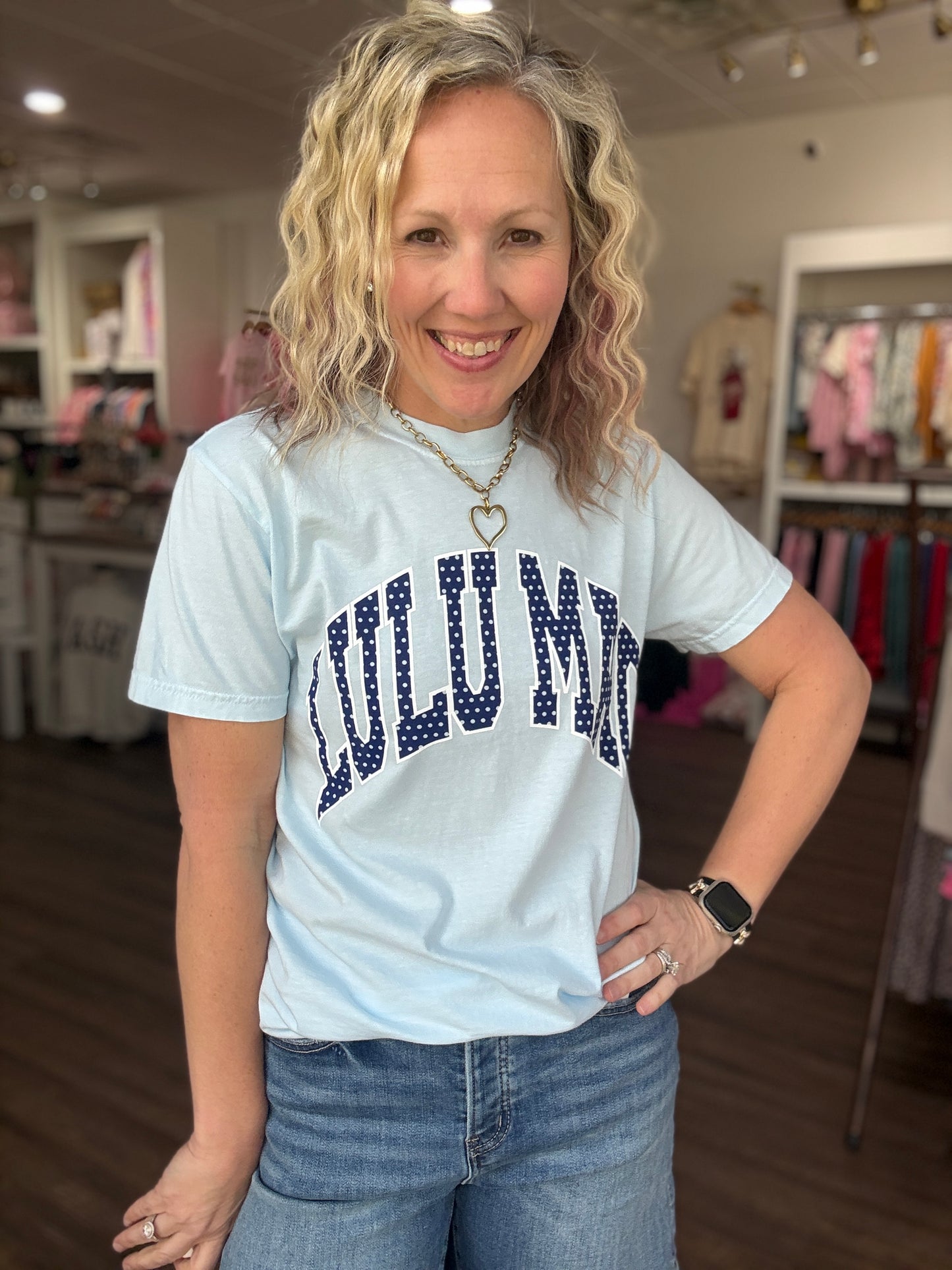 Blue Skies LuLu Tee