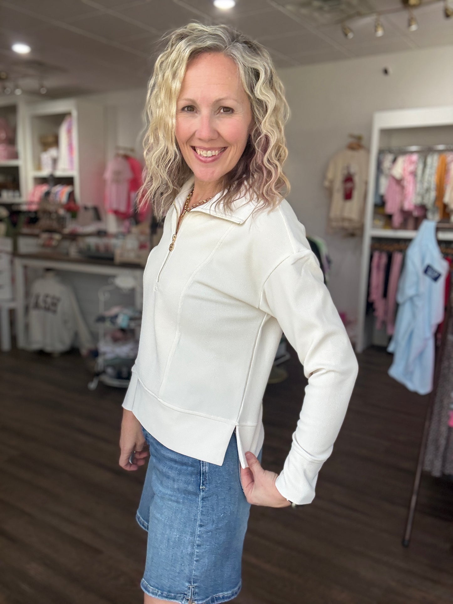 Ophelia Top- Ivory