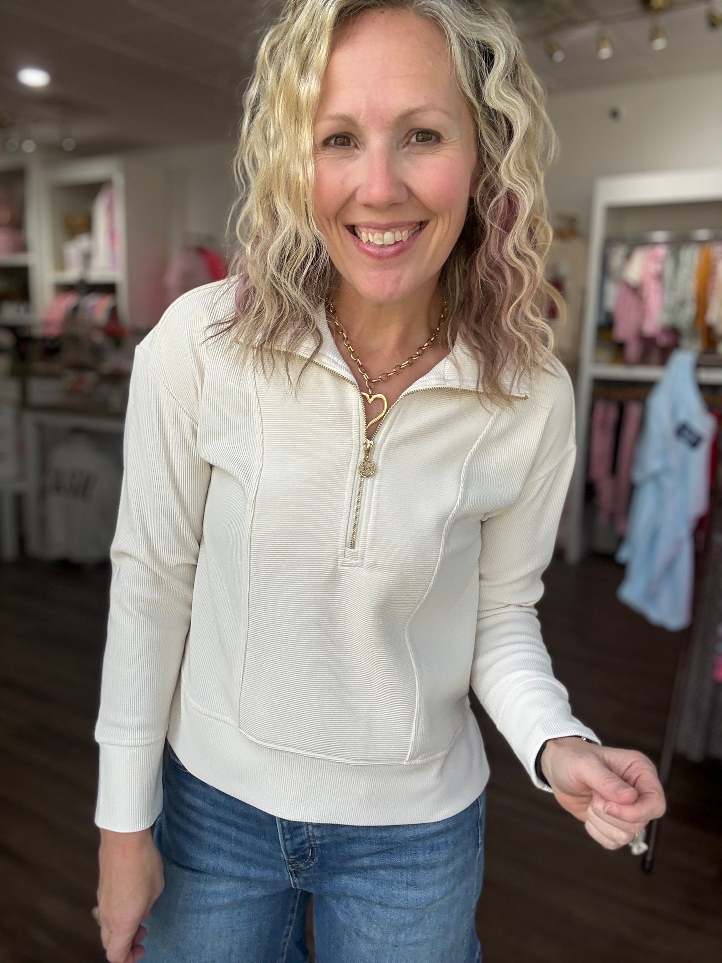 Ophelia Top- Ivory