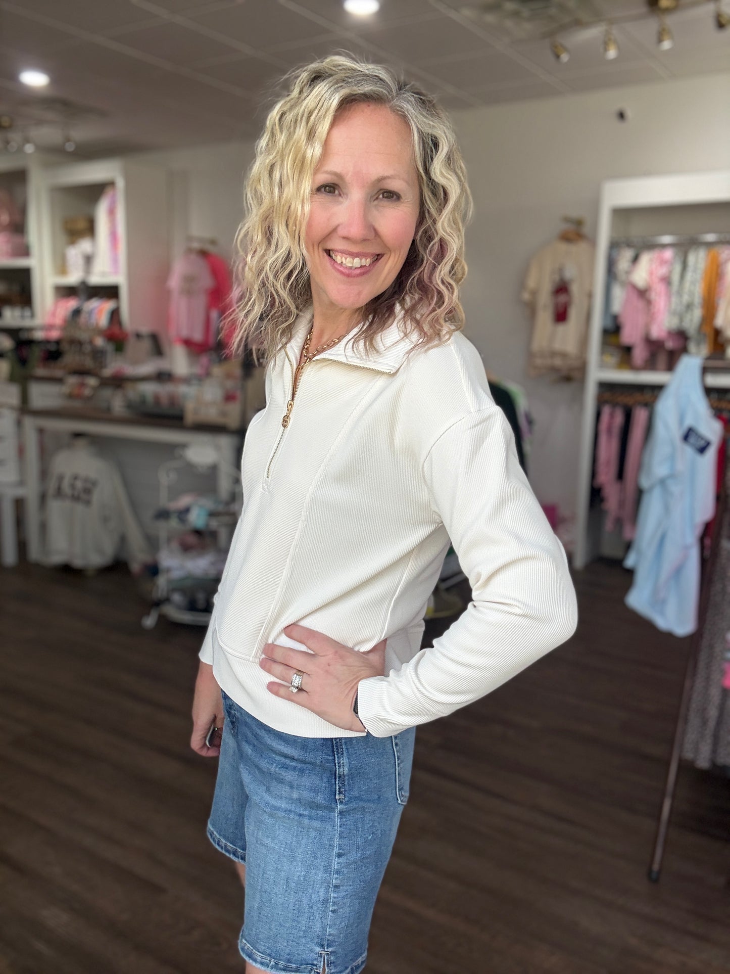 Ophelia Top- Ivory