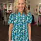 Cool Waters Blue Top