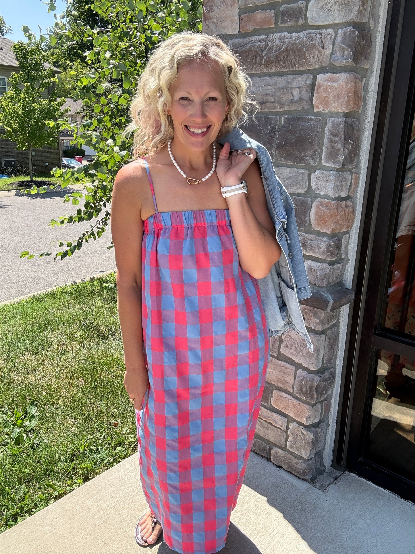 Plaid to Meet You Dress