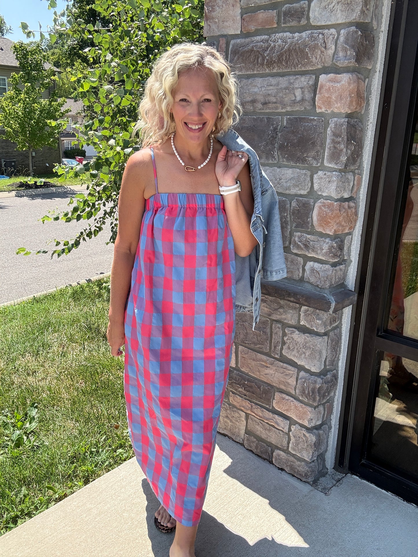Plaid to Meet You Dress