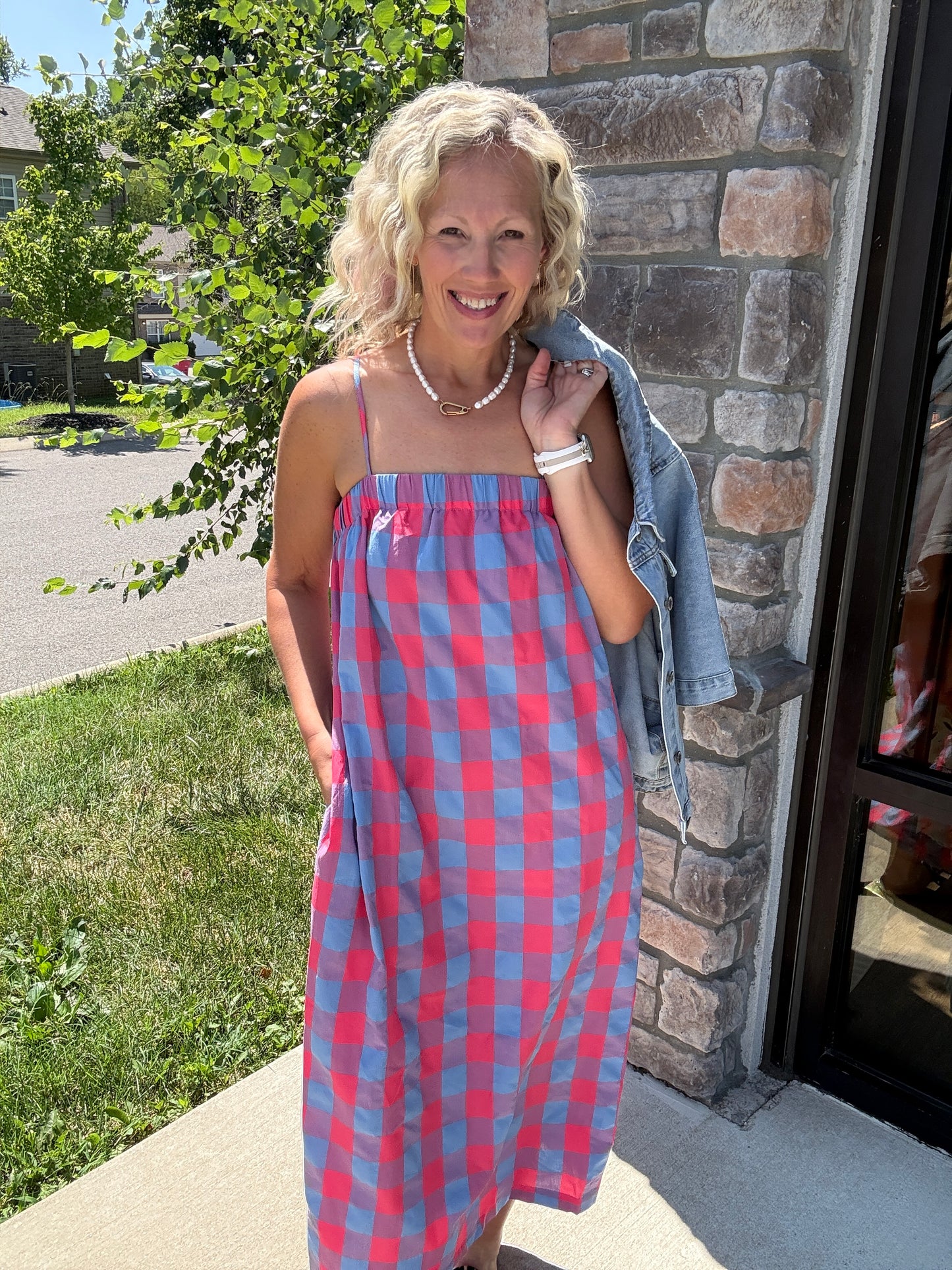 Plaid to Meet You Dress
