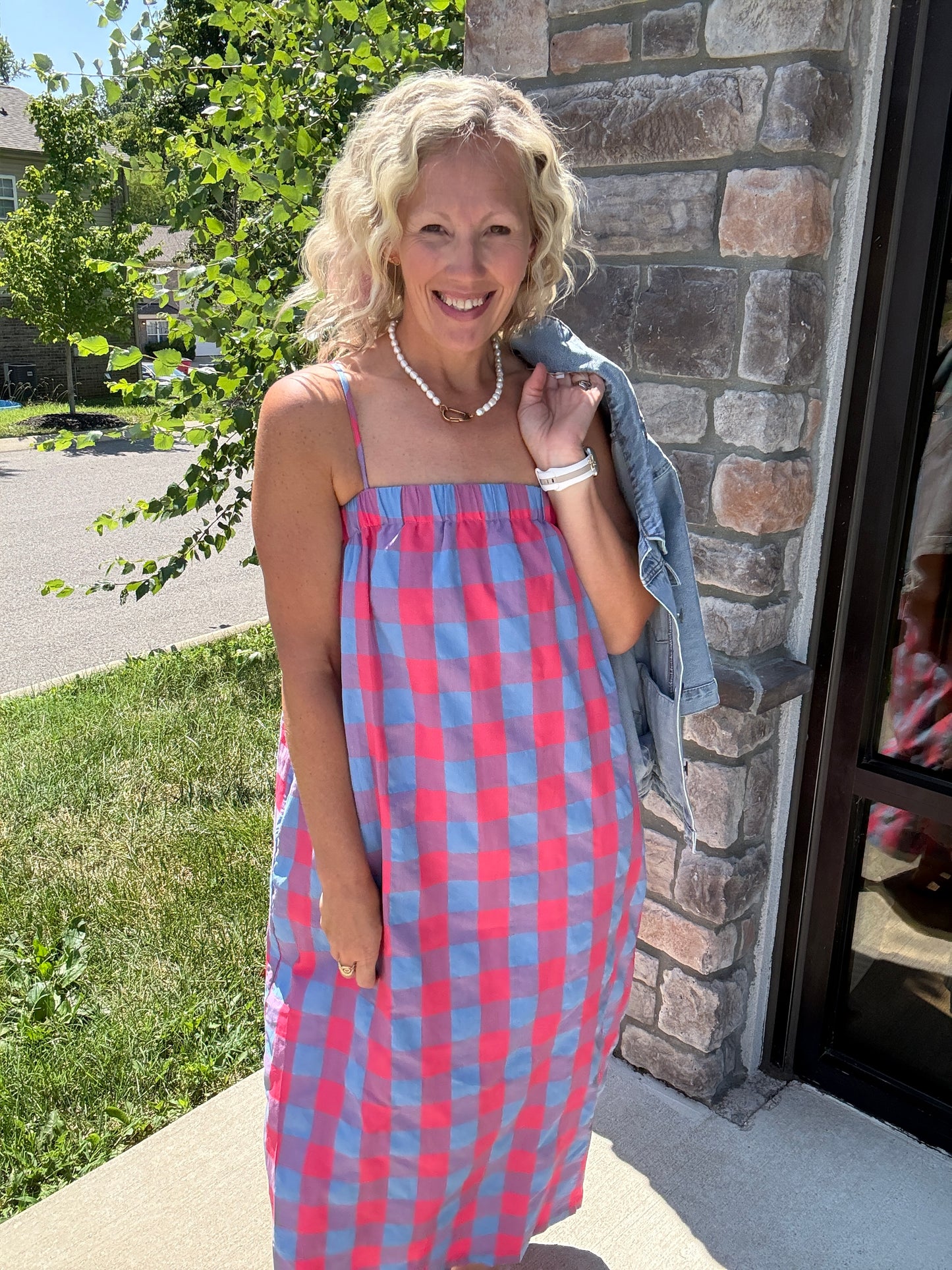 Plaid to Meet You Dress