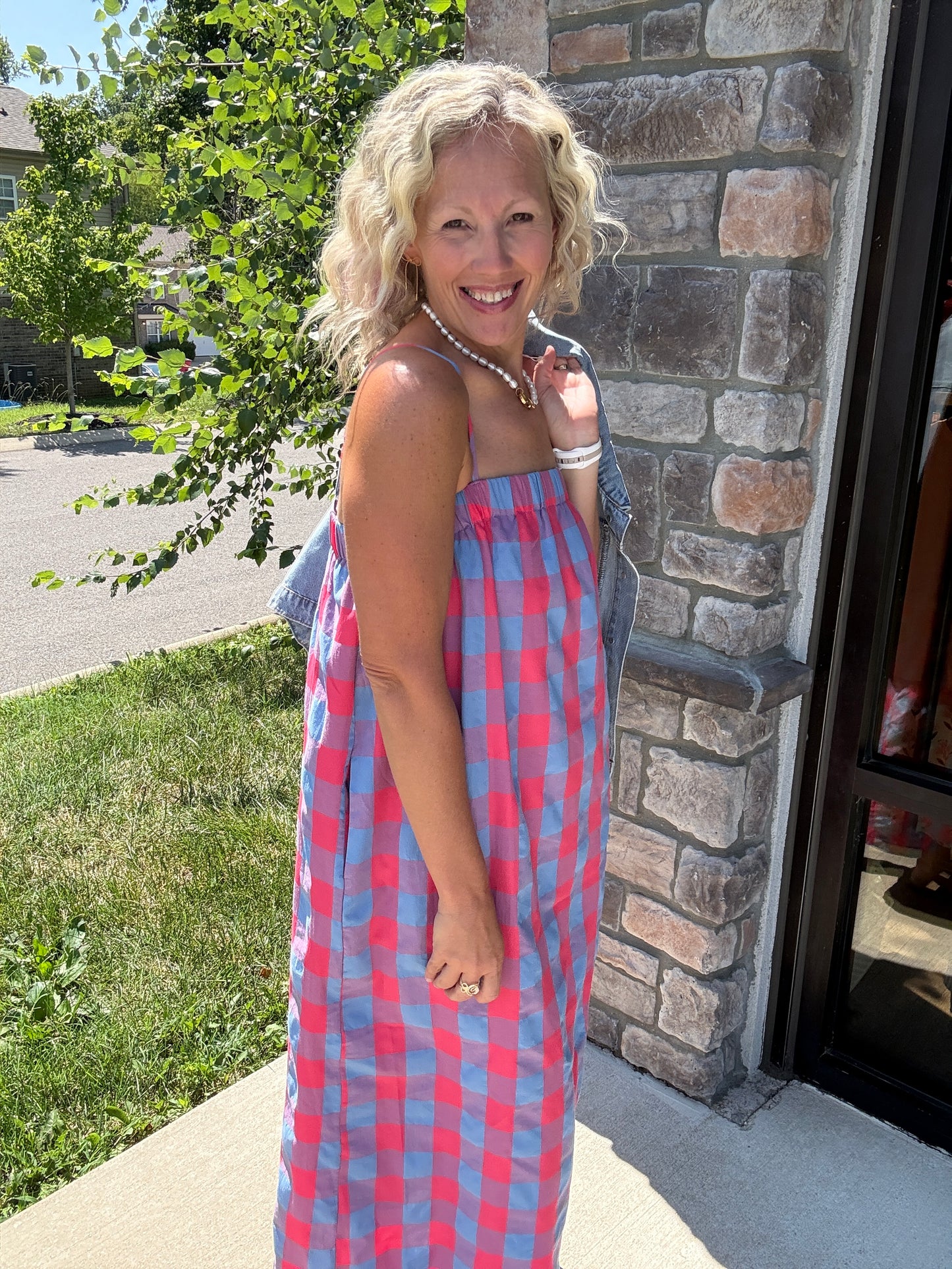 Plaid to Meet You Dress