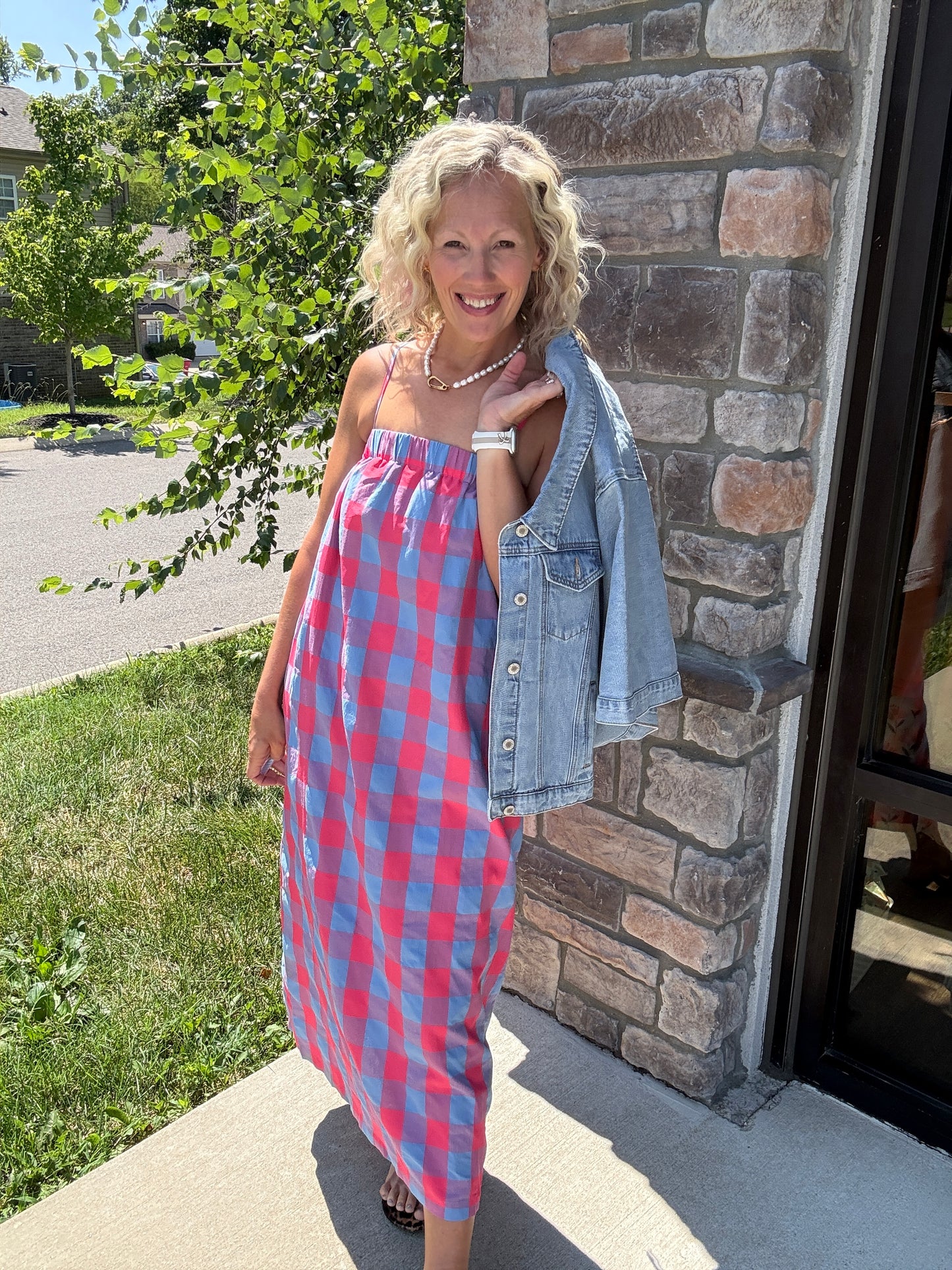 Plaid to Meet You Dress