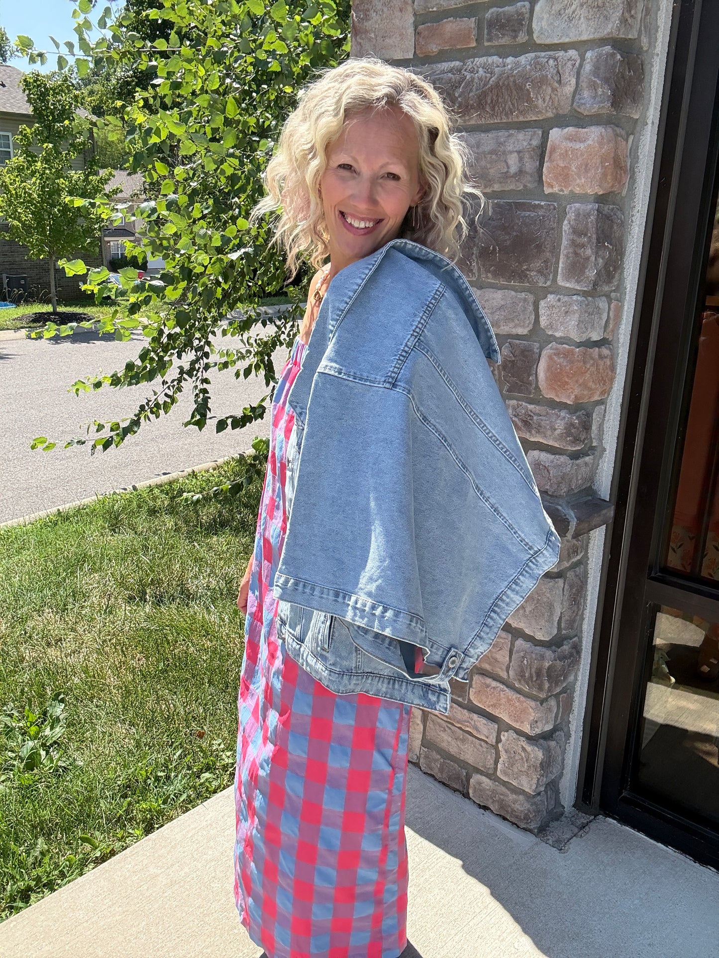 Plaid to Meet You Dress