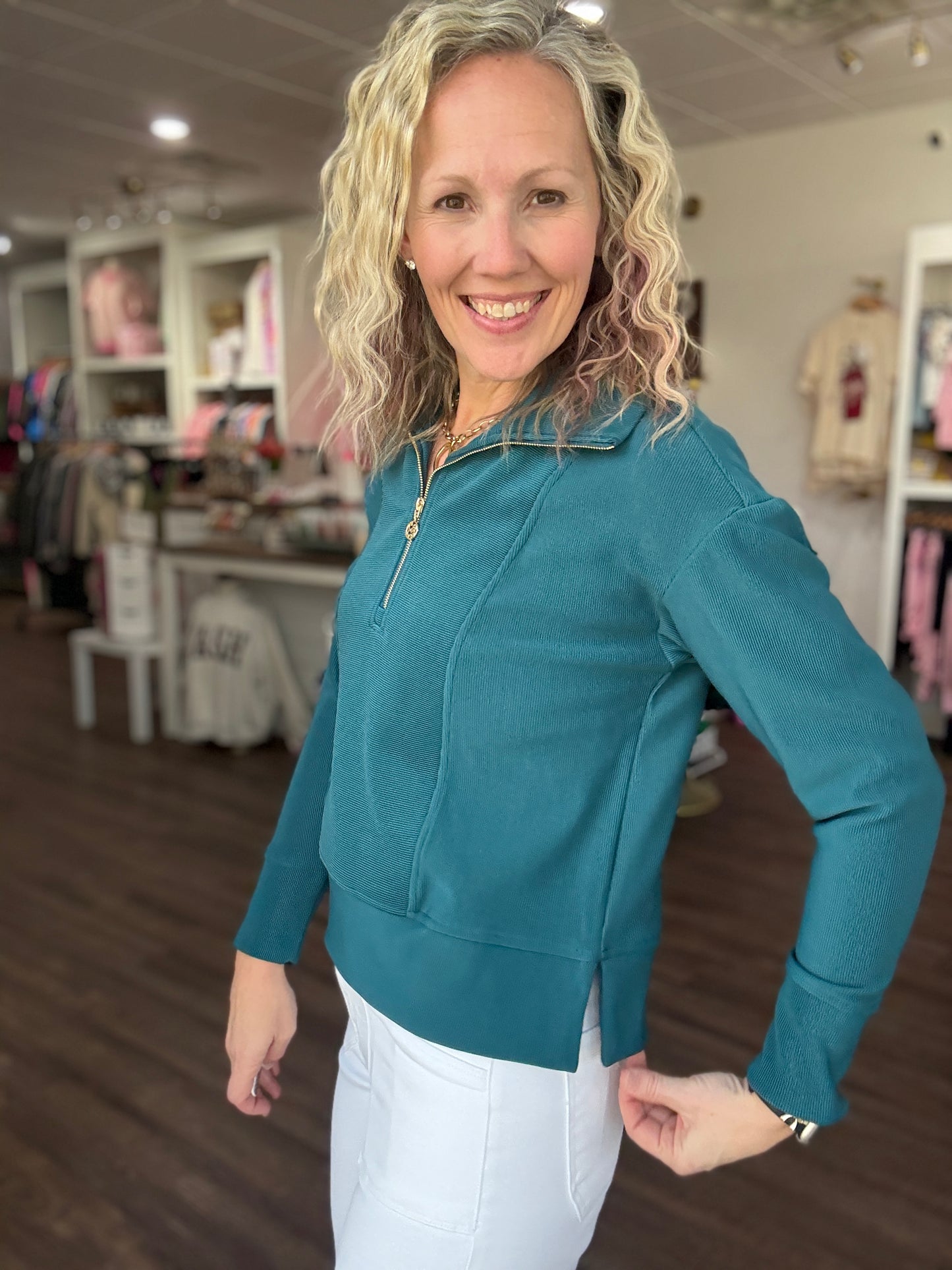 Ophelia Top- Blue