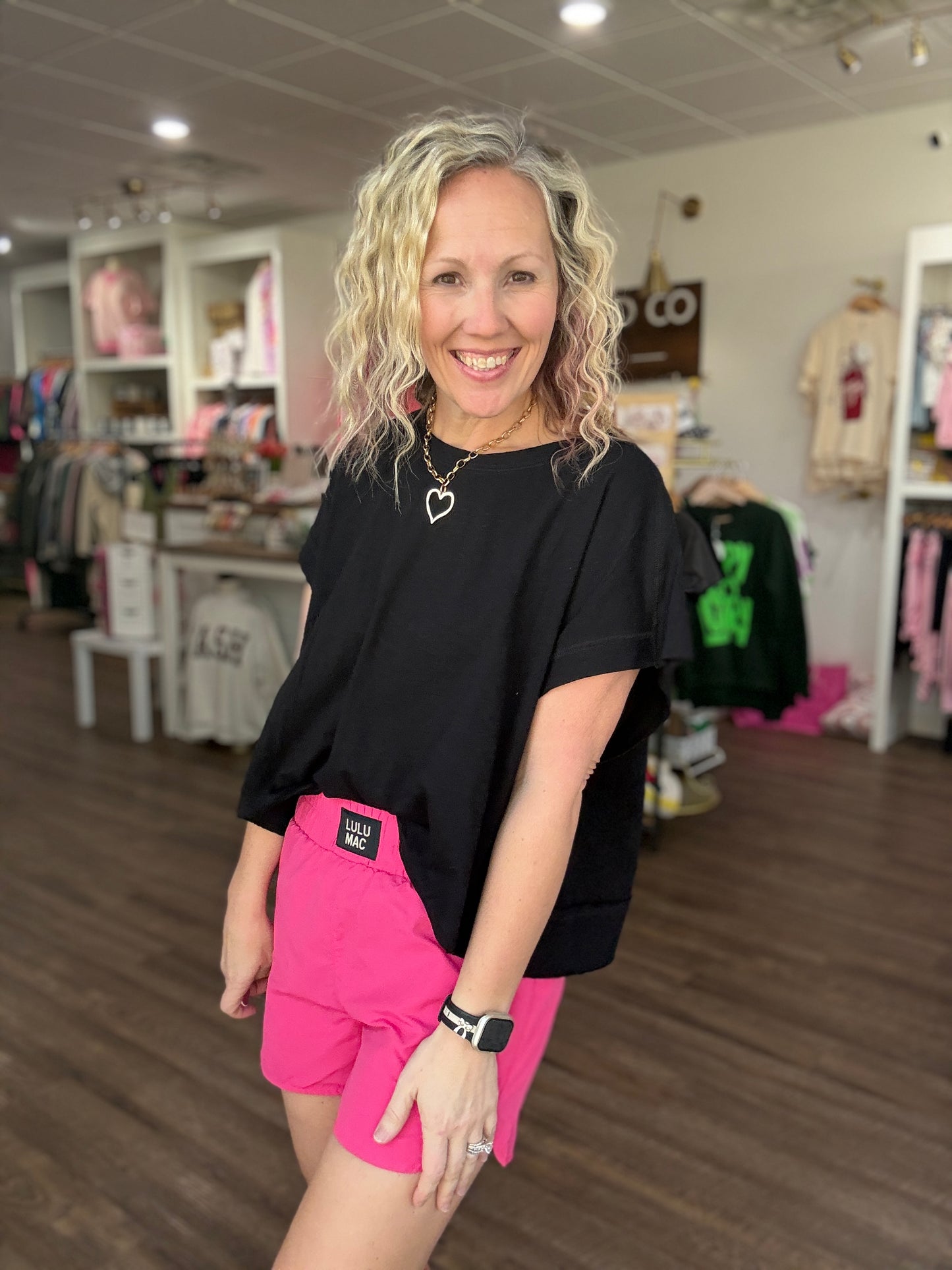 The OG Lulu Short- Hot Pink