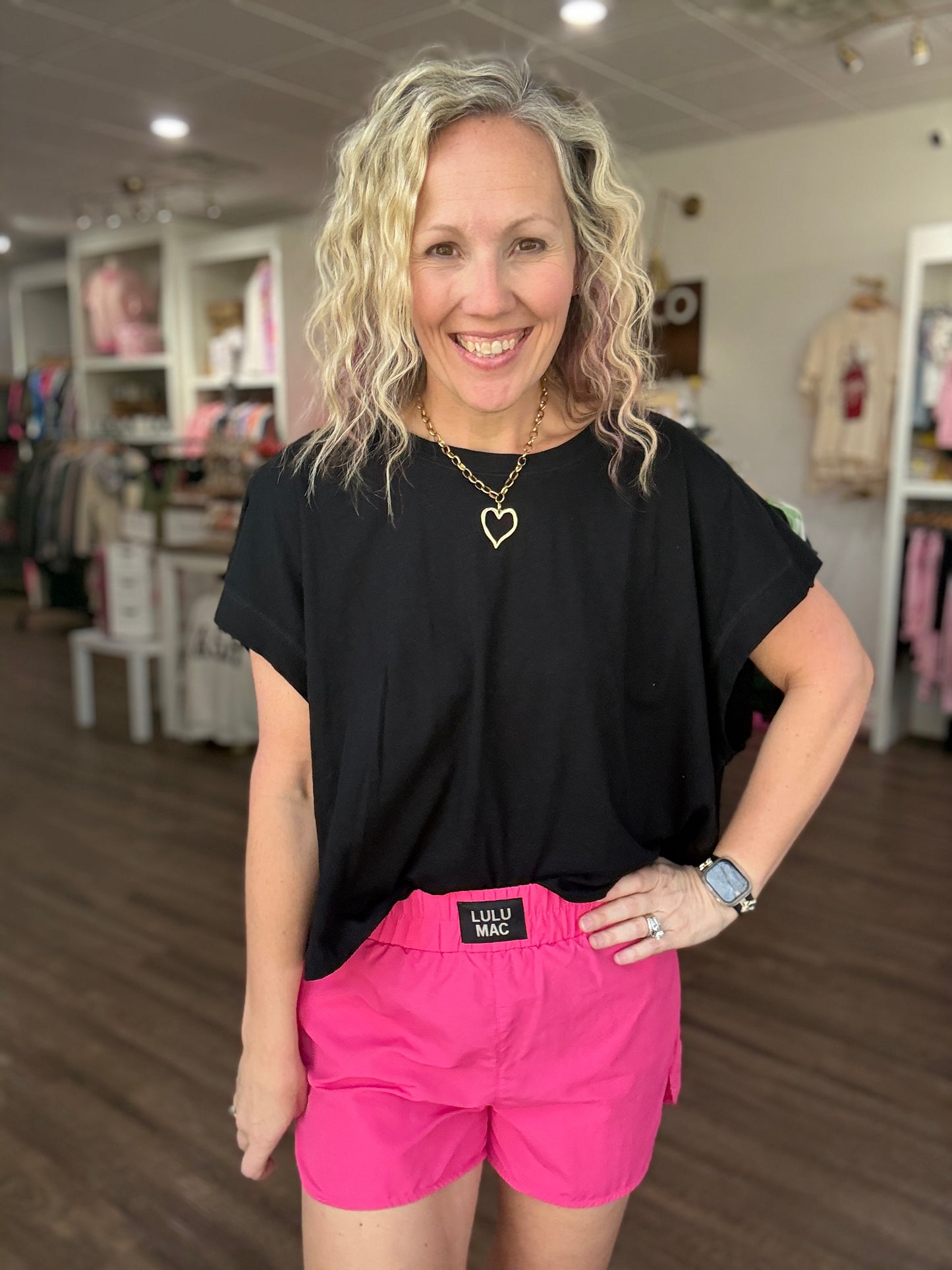 The OG Lulu Short- Hot Pink