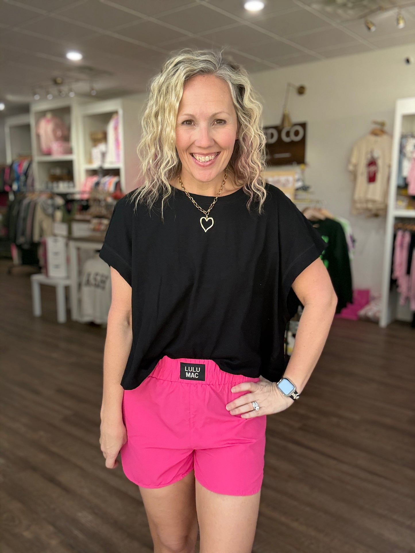 The OG Lulu Short- Hot Pink