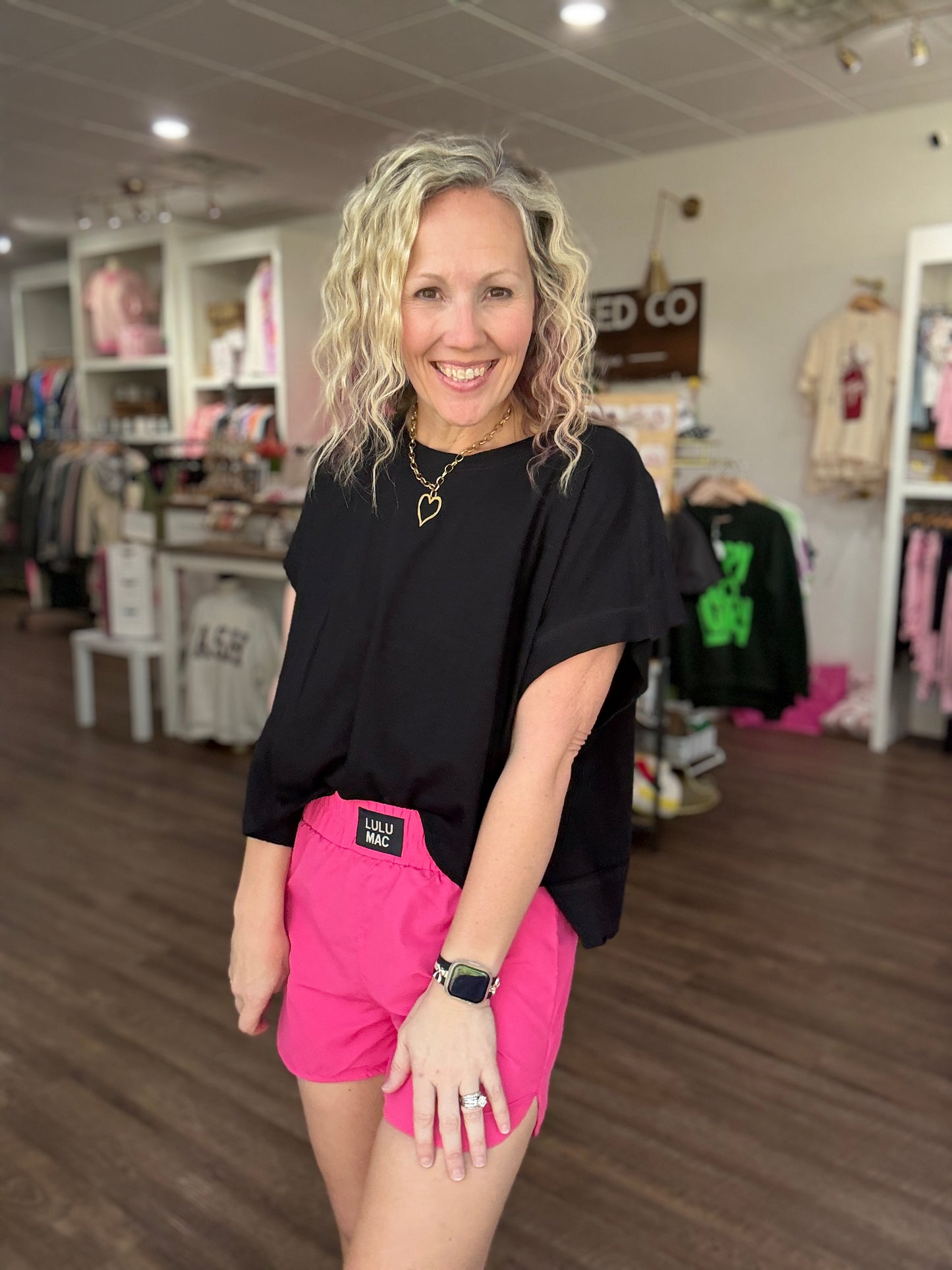 The OG Lulu Short- Hot Pink