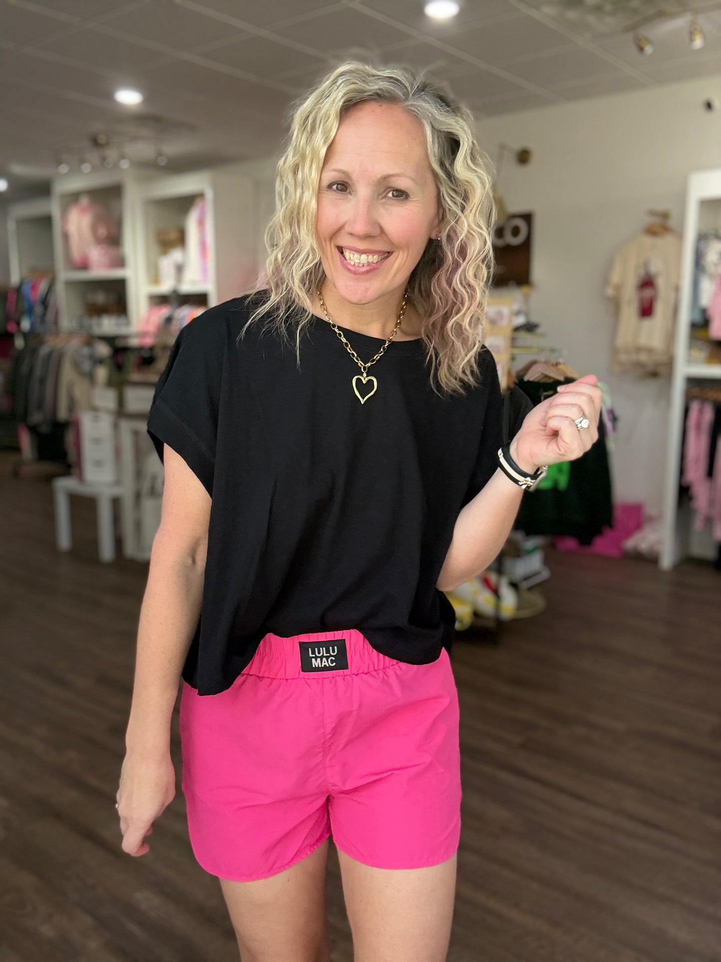 The OG Lulu Short- Hot Pink