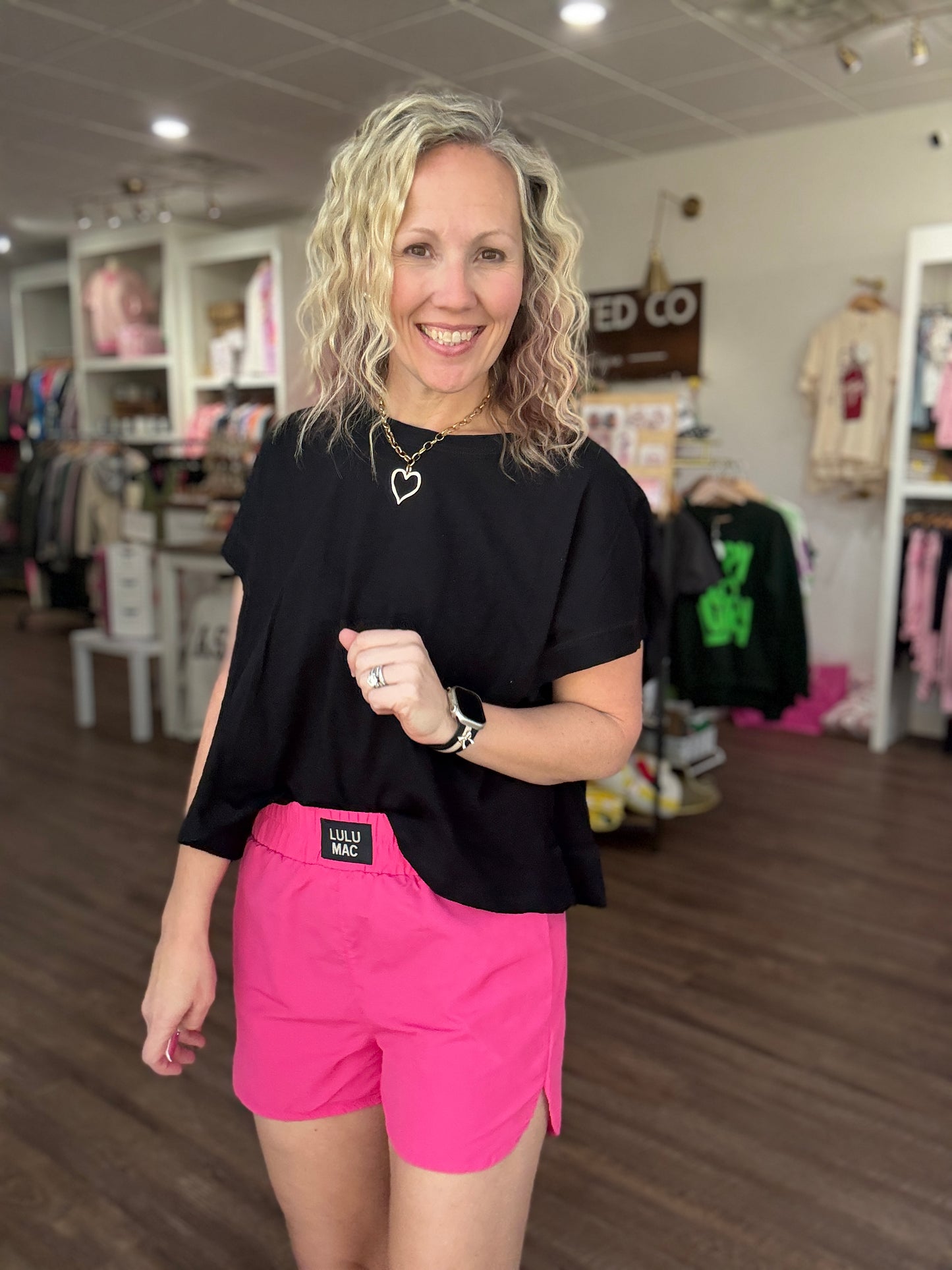 The OG Lulu Short- Hot Pink