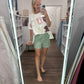 Green Gingham Check Short