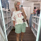 Green Gingham Check Short
